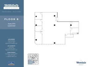 3500 Oak Lawn Ave, Dallas, TX à louer Plan d’étage– Image 1 sur 2