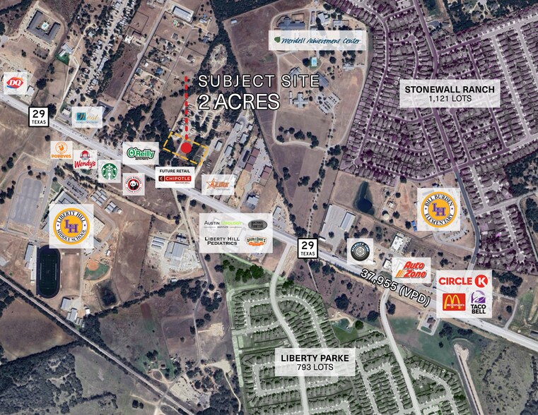 12920 W Highway 29, Liberty Hill, TX à vendre - Photo de l’immeuble – Image 2 sur 7