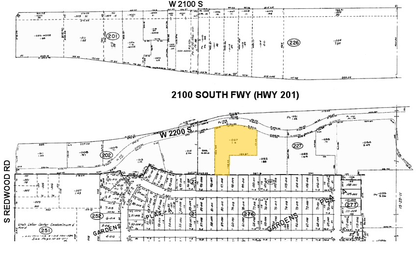 1455 W 2200 S, Salt Lake City, UT à vendre - Plan cadastral – Image 2 sur 16