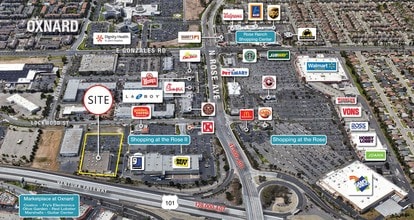 2340 N Rose Ave, Oxnard, CA - VUE AÉRIENNE  vue de carte