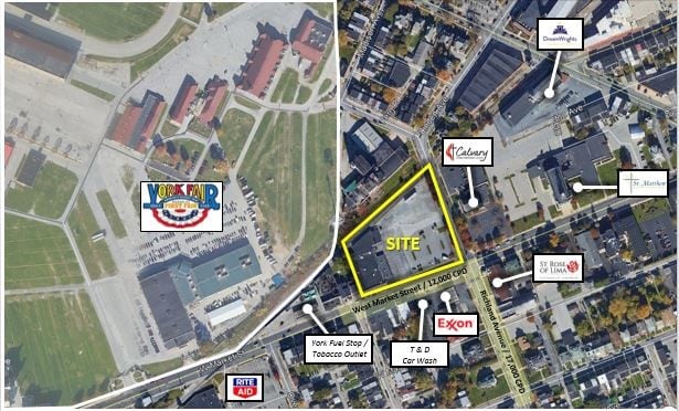1001 W Market St, York, PA à vendre - Photo principale – Image 1 sur 5