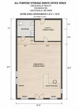 550 Beach Rd, Lincolnville, ME à louer Plan d’étage– Image 2 sur 6