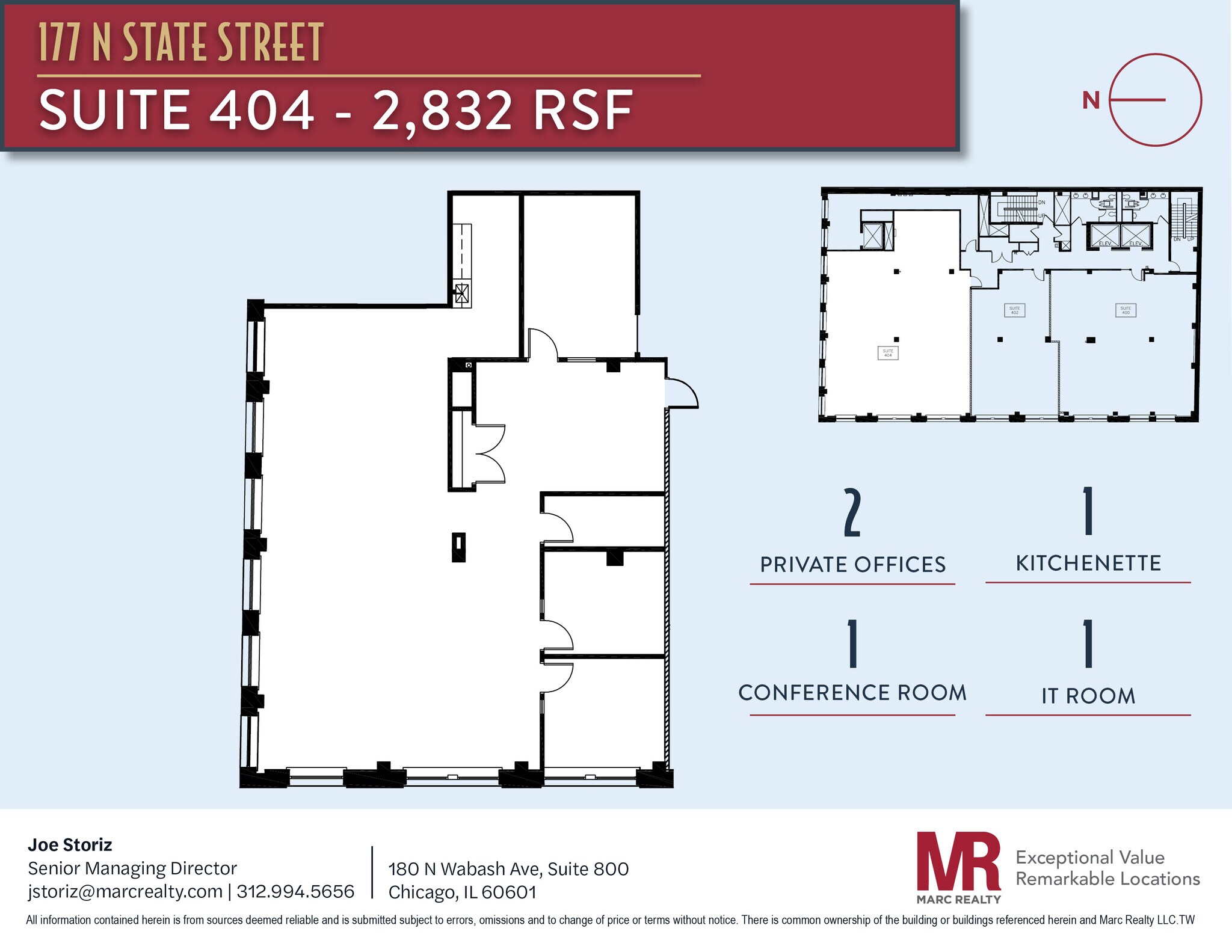 177 N State St, Chicago, IL à louer Plan d’étage– Image 1 sur 1