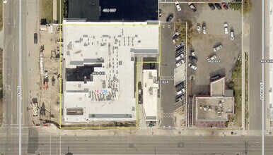 409 E 400 S, Salt Lake City, UT - Vue aérienne  vue de carte