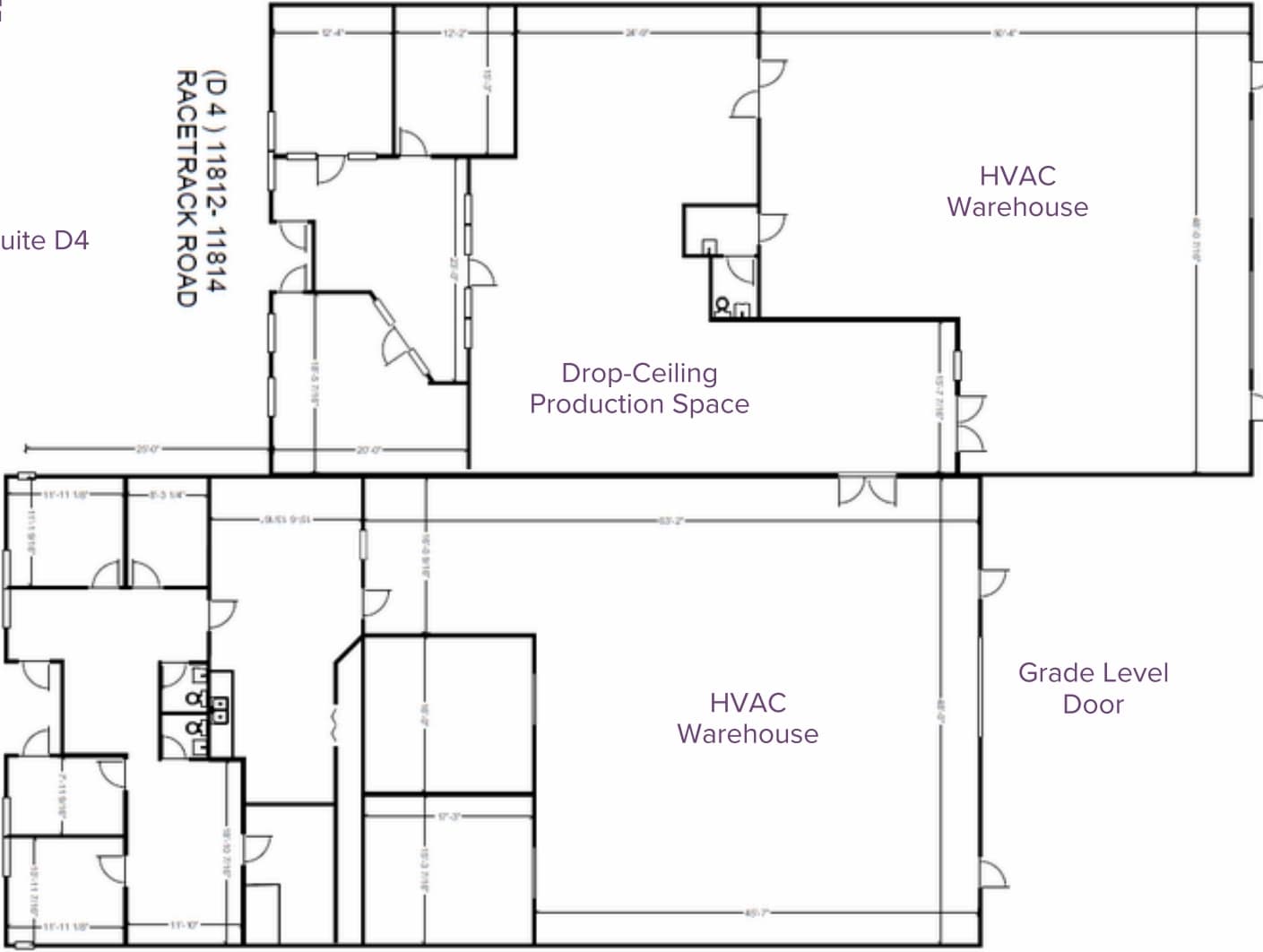 13300 McCormick Dr, Tampa, FL à louer Plan d’étage– Image 1 sur 2