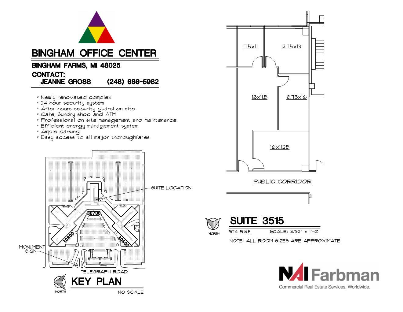 30600-30700 - 30800 Telegraph Rd, Bingham Farms, MI à louer Photo de l’immeuble– Image 1 sur 1