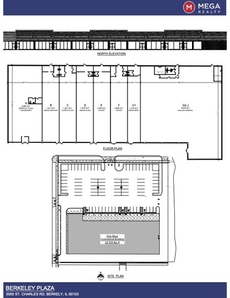 5555 St. Charles Rd, Berkeley, IL à louer - Plan de site – Image 2 sur 11