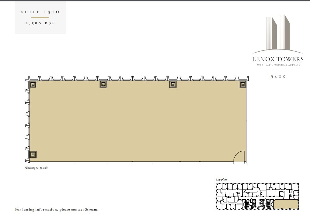 3400 Peachtree Rd NE, Atlanta, GA à louer Plan d’étage– Image 1 sur 1