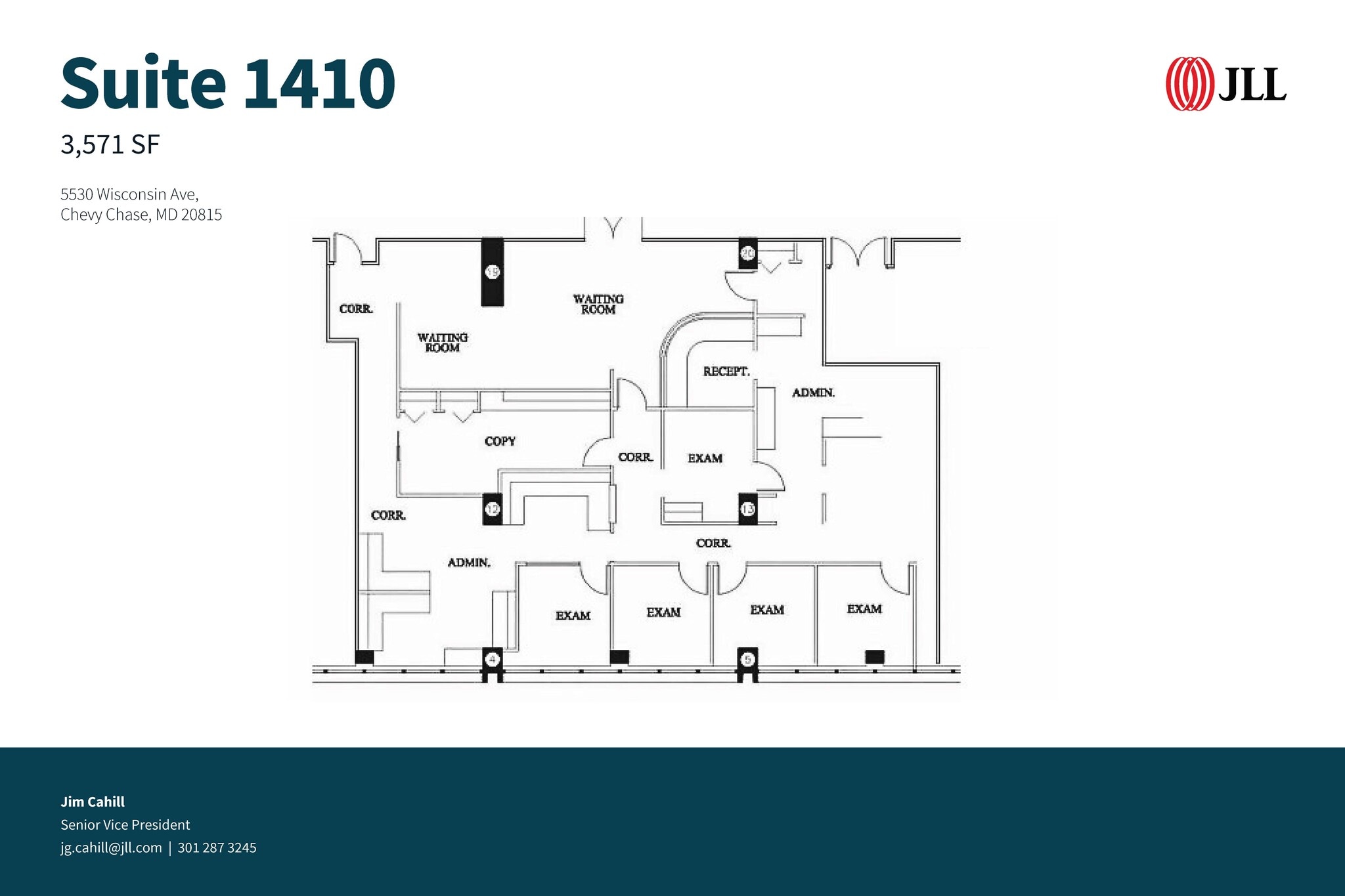 5530 Wisconsin Ave, Chevy Chase, MD à louer Plan d’étage– Image 1 sur 1