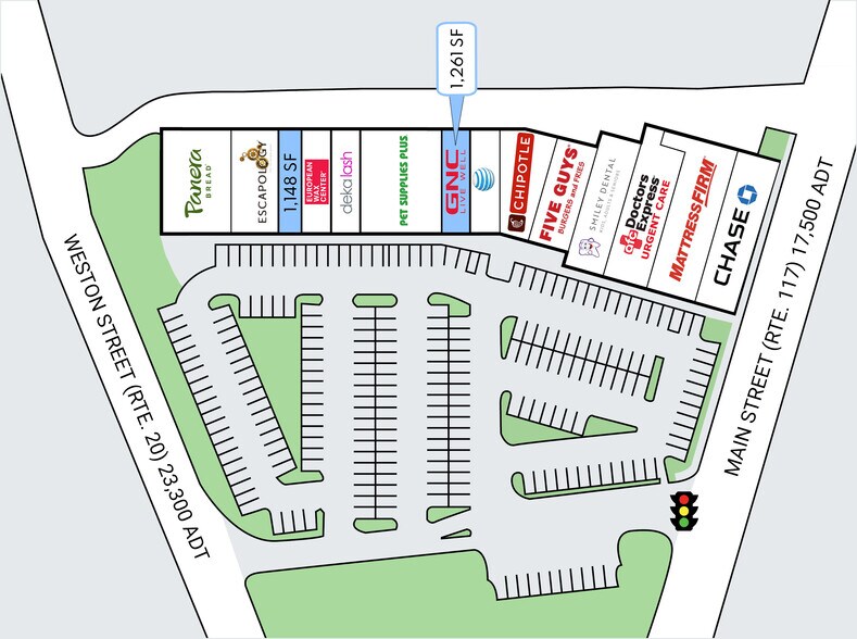 1006-1036 Main St, Waltham, MA à louer - Plan de site – Image 2 sur 7