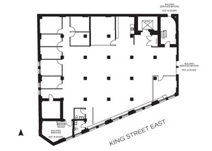 334-340 King St E, Toronto, ON à louer Plan d’étage– Image 1 sur 1