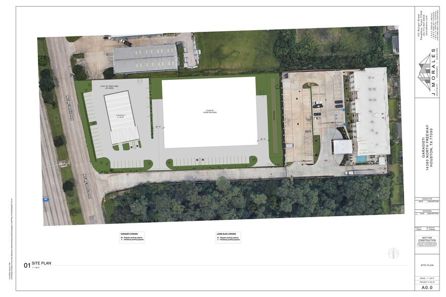 14380 North Fwy, Houston, TX à vendre - Plan de site – Image 2 sur 2