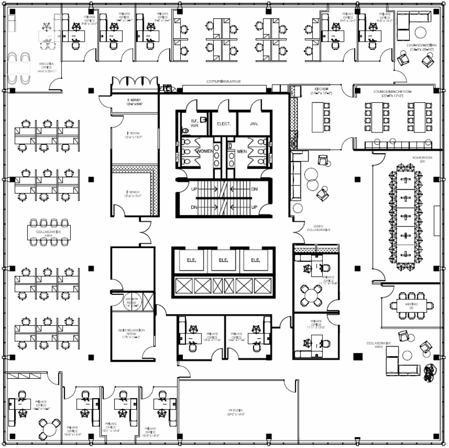 7030 Woodbine Ave, Markham, ON à louer Plan d’étage– Image 1 sur 7