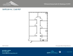 100 2nd Ave S, Saint Petersburg, FL à louer Plan d’étage– Image 1 sur 1