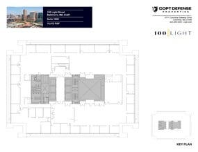 100 Light St, Baltimore, MD à louer Plan d’étage– Image 1 sur 1