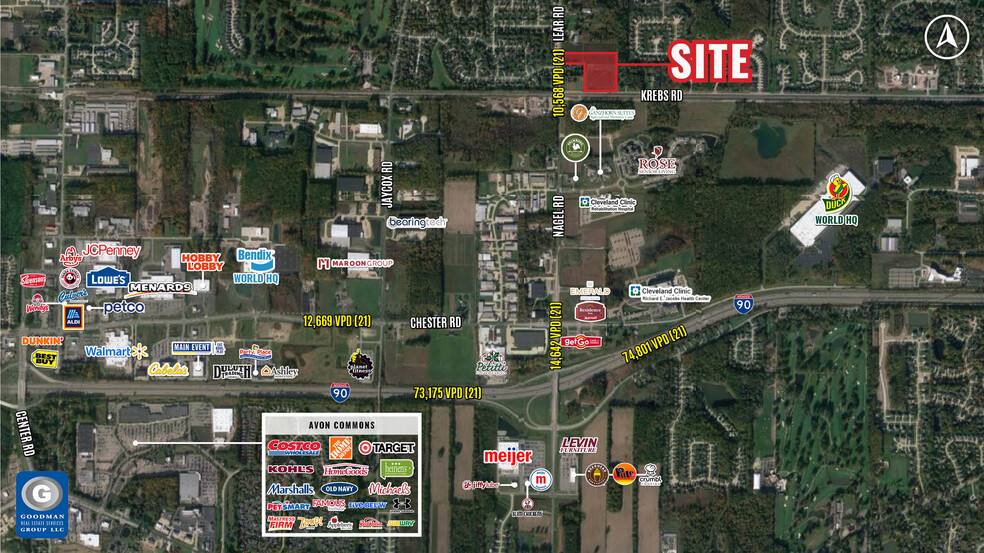 Krebs Road, Avon Lake, OH à vendre - Aérien – Image 2 sur 2