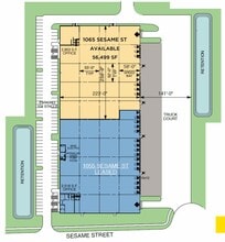 1055-1065 Sesame St, Bensenville, IL à louer Plan de site– Image 2 sur 2