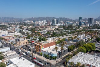 6151-6159 Santa Monica Blvd, Los Angeles, CA - VUE AÉRIENNE  vue de carte