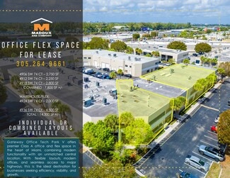 Plus de détails pour 4900-4936 SW 74th Ct, Miami, FL - Bureau à louer