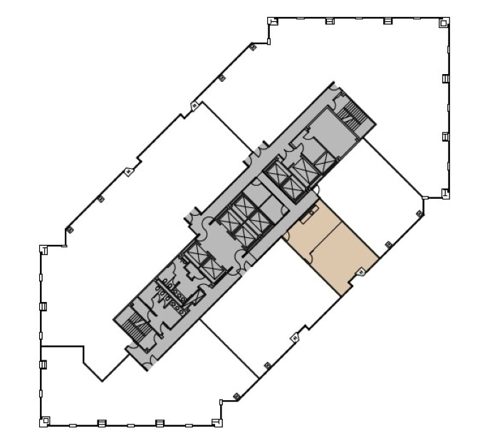 501 W Broadway, San Diego, CA à louer Plan d’étage– Image 1 sur 1
