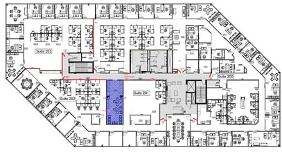 6100 Chevy Chase Dr, Laurel, MD à louer Plan d’étage– Image 1 sur 6