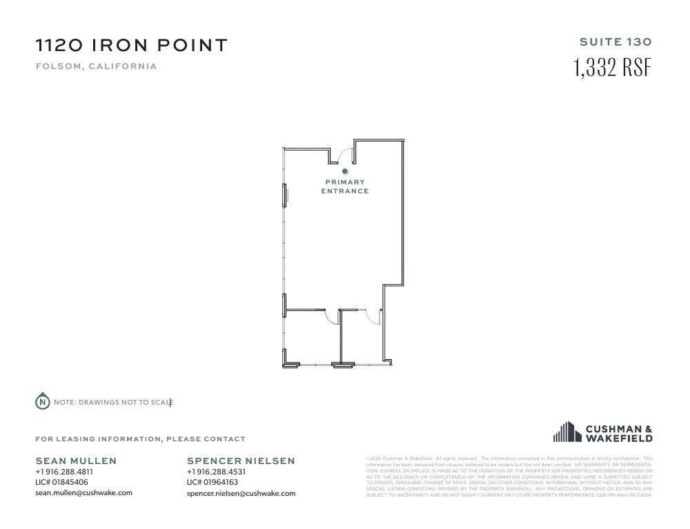 1130 Iron Point Rd, Folsom, CA à louer Plan d’étage– Image 1 sur 1
