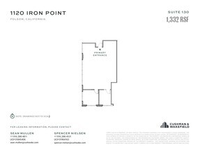 1130 Iron Point Rd, Folsom, CA à louer Plan d’étage– Image 1 sur 1