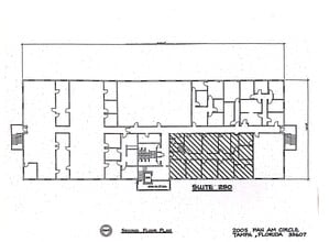 2005 Pan Am Cir, Tampa, FL à louer Plan d’étage– Image 1 sur 1