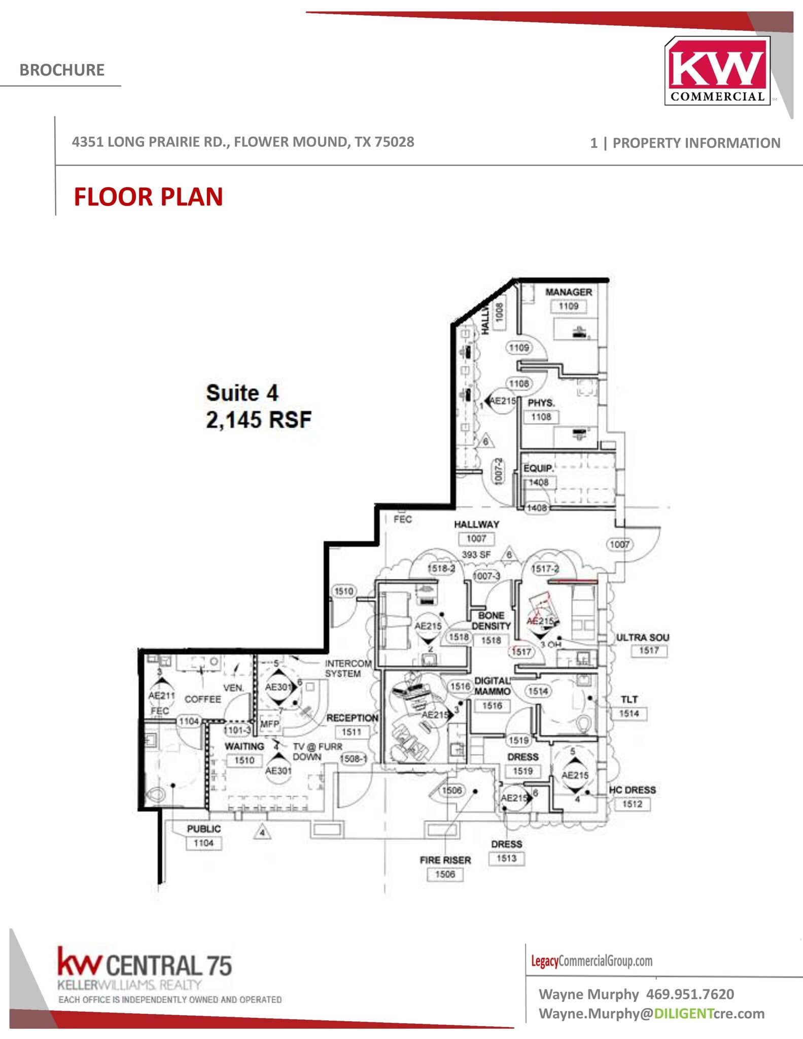 4351 Long Prairie Rd, Flower Mound, TX à louer Plan de site– Image 1 sur 1