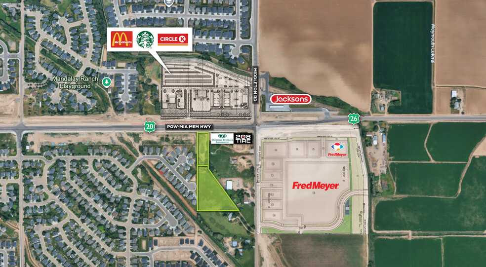 11113 Highway 20/26, Caldwell, ID à vendre - Aérien – Image 2 sur 3