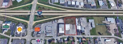 500 Moasis Dr, Little Chute, WI - VUE AÉRIENNE vue de carte