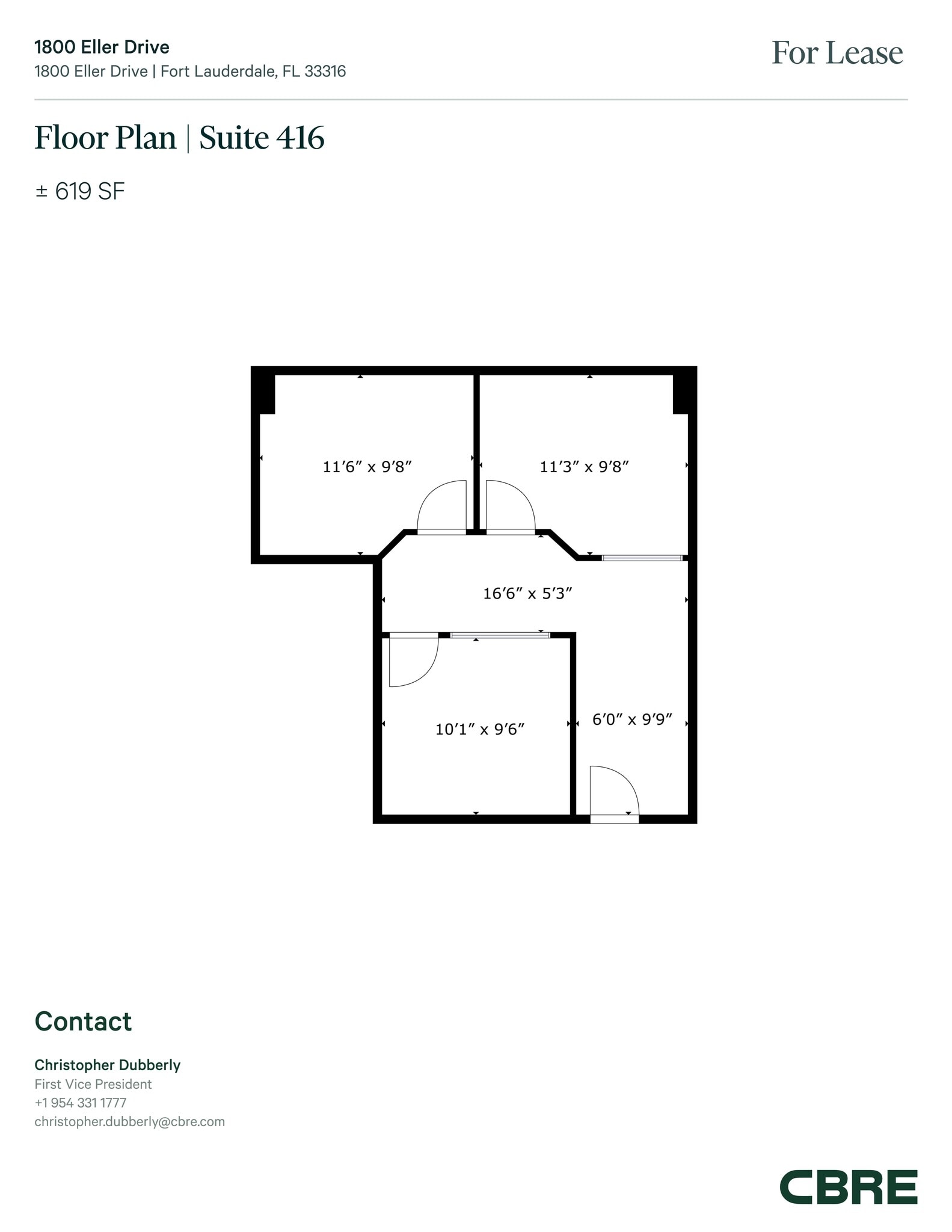 1800 Eller Dr, Fort Lauderdale, FL à louer Plan de site– Image 1 sur 8