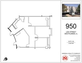 950 Lee St, Des Plaines, IL à louer Plan d’étage– Image 1 sur 5