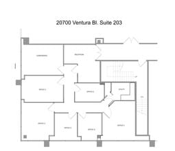 20700 Ventura Blvd, Woodland Hills, CA à louer Plan d’étage– Image 1 sur 1