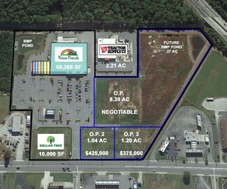 Plus de détails pour 1459 Armory Dr, Franklin, VA - Terrain à louer