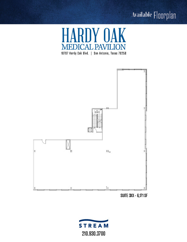 18707 Hardy Oak Blvd, San Antonio, TX à louer Plan d’étage– Image 1 sur 1