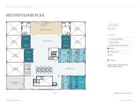 425 Eccles Ave, South San Francisco, CA à louer Plan d’étage– Image 1 sur 1