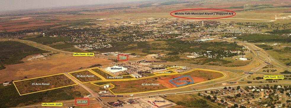2400 Northwest Fwy, Wichita Falls, TX à vendre - Aérien – Image 3 sur 4