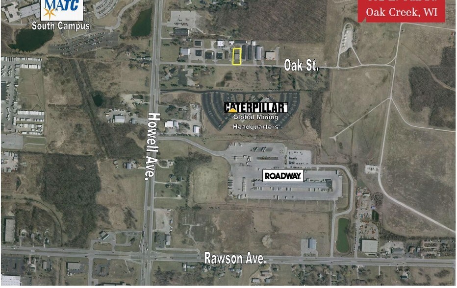 402 E Oak St, Oak Creek, WI à louer - Aérien – Image 2 sur 4