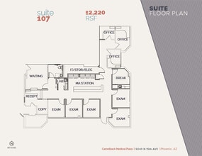 5040 N 15th Ave, Phoenix, AZ à louer Plan d’étage– Image 1 sur 1
