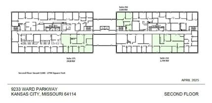 9233 Ward Pky, Kansas City, MO à louer Plan d’étage– Image 1 sur 1