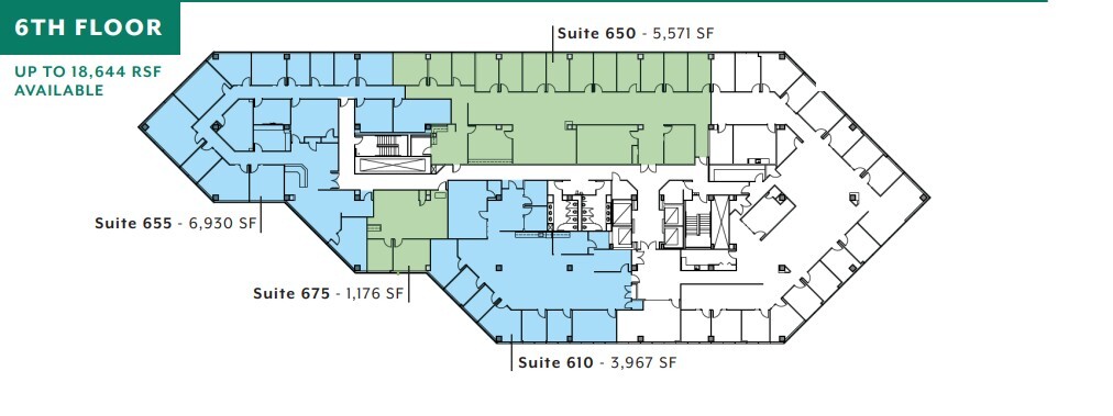 6550 Rock Spring Dr, Bethesda, MD à louer Plan d’étage– Image 1 sur 1