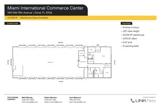 7950-7966 NW 14th St, Miami, FL à louer Plan de site– Image 1 sur 4