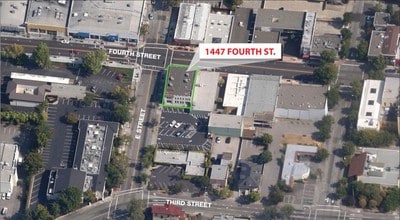 1447 4th St, San Rafael, CA - Vue aérienne  vue de carte