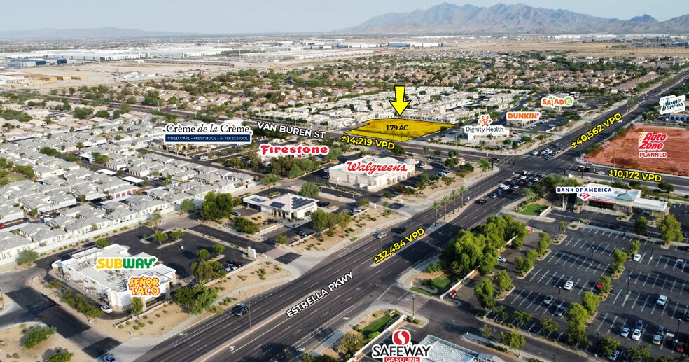 Estrella Pkwy & Van Buren St, Goodyear, AZ à vendre - Photo de l’immeuble – Image 2 sur 2