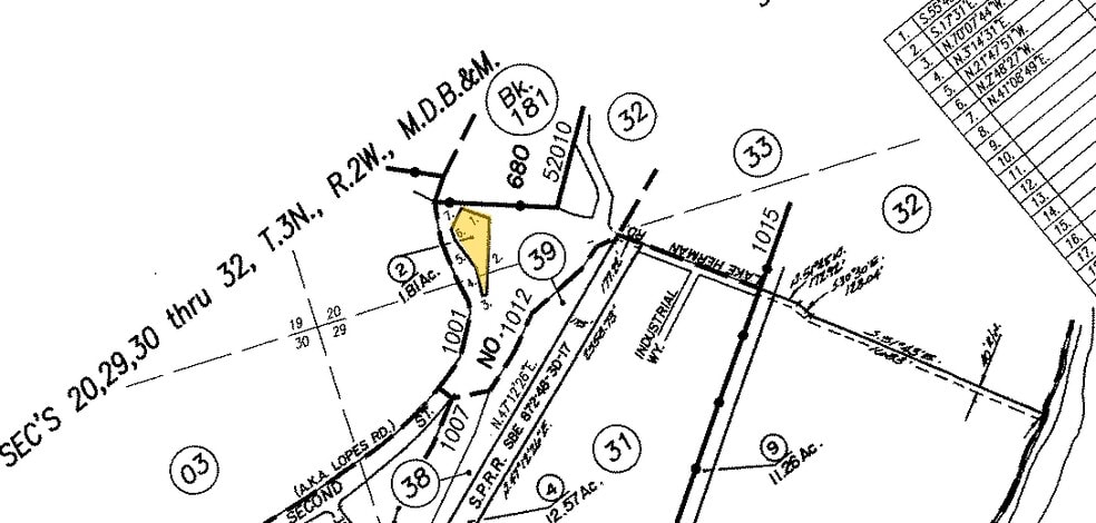 5990 E 2nd St, Benicia, CA à louer - Plan cadastral – Image 3 sur 3