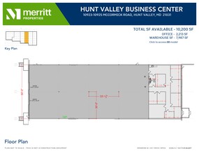 10945-10973 McCormick Rd, Hunt Valley, MD à louer Plan de site– Image 2 sur 2