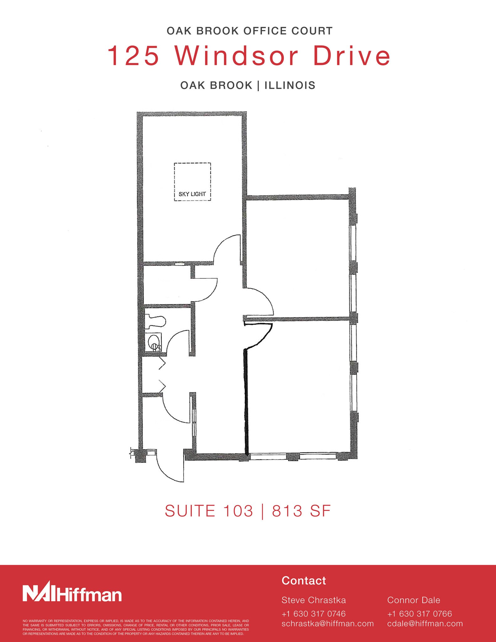 125 Windsor Dr, Oak Brook, IL à louer Plan d’étage– Image 1 sur 1