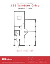 125 Windsor Dr, Oak Brook, IL à louer Plan d’étage– Image 1 sur 1