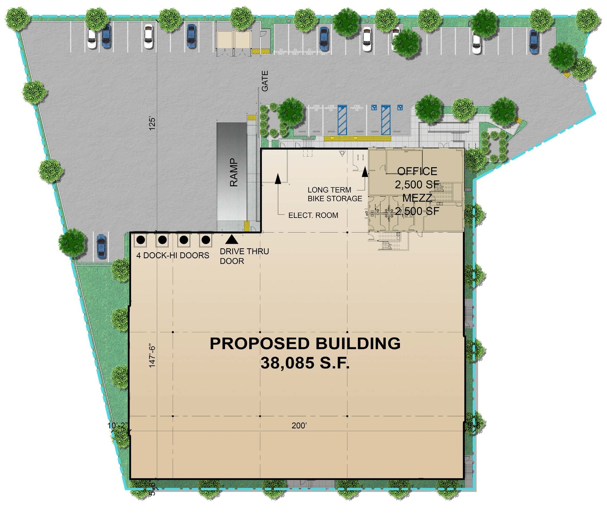 16320 Raymer St, Van Nuys, CA à louer Plan de site– Image 1 sur 1